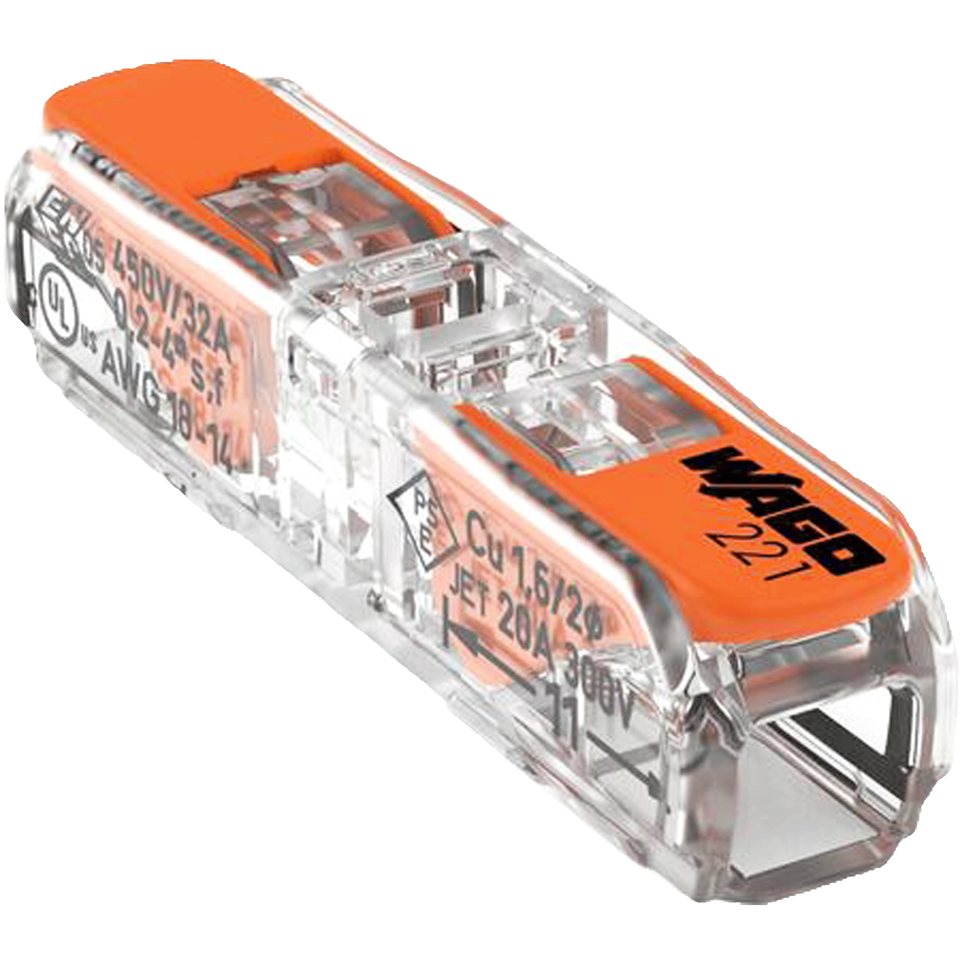 WAGO Verbindungsklemme 221-2411, 60 Stück