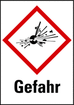GHS-Etiketten, Gefahr 21,0 x 14,8 cm A5