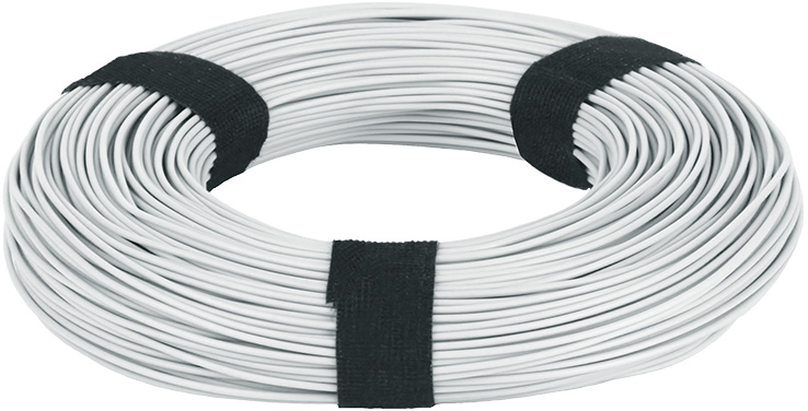 Verlängerungsdraht VS grau Ring 100 m