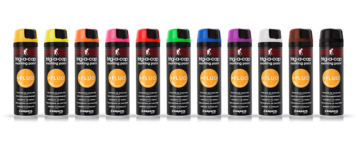 Markierspray trig-a-cap extra, 12 Dosen