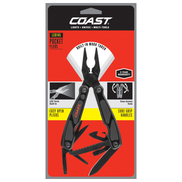 COAST LED 145 Multitool 15 Tools