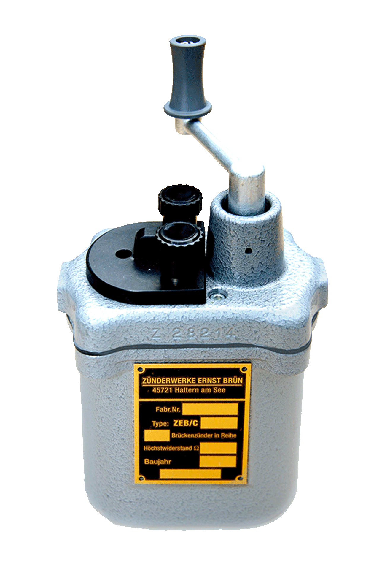 Zündmaschine ZEB/CU 10
inkl. Prüfzertifikat