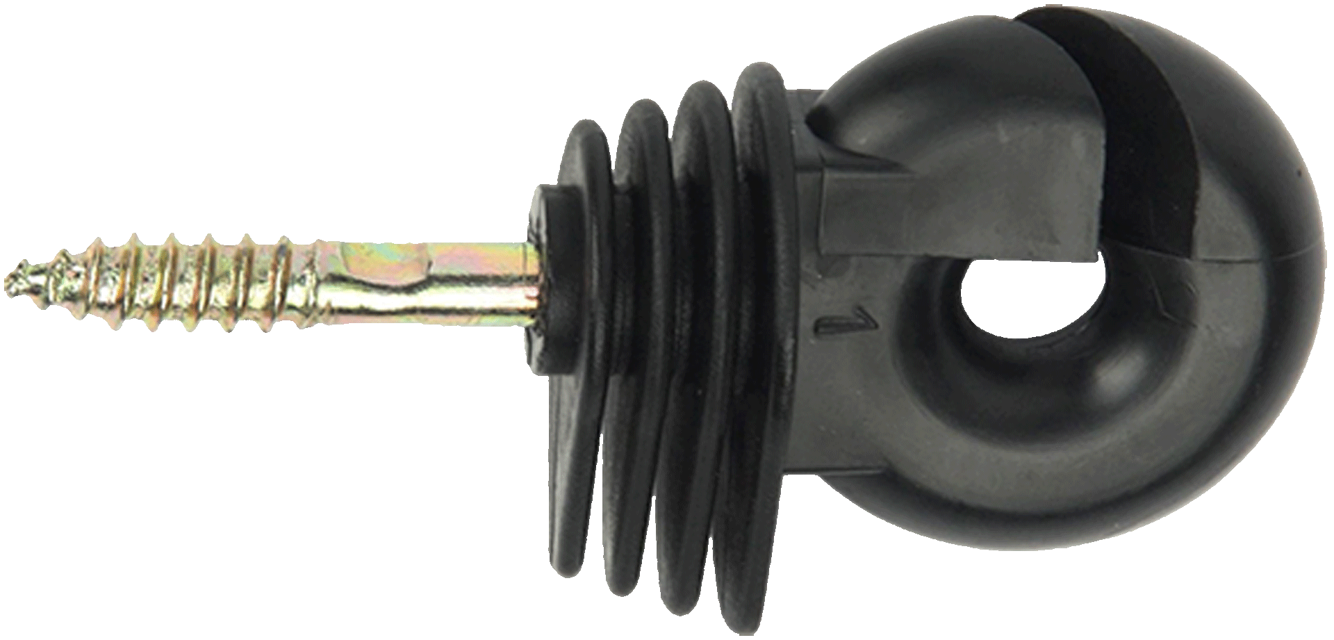 Ringisolatoren mit Holzgewinde, 25 Stück