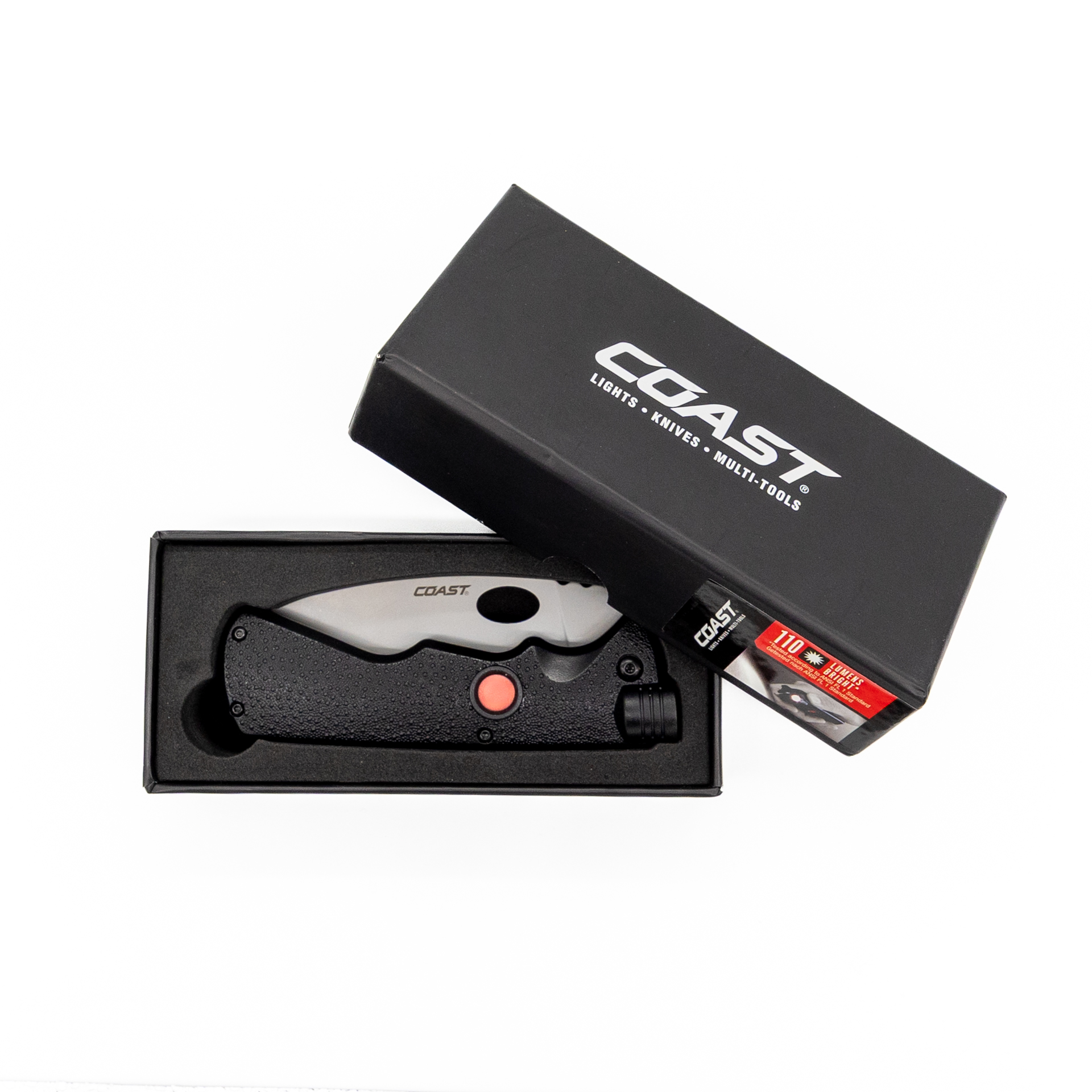 COAST Einhand-Klappmesser mit LED Lampe