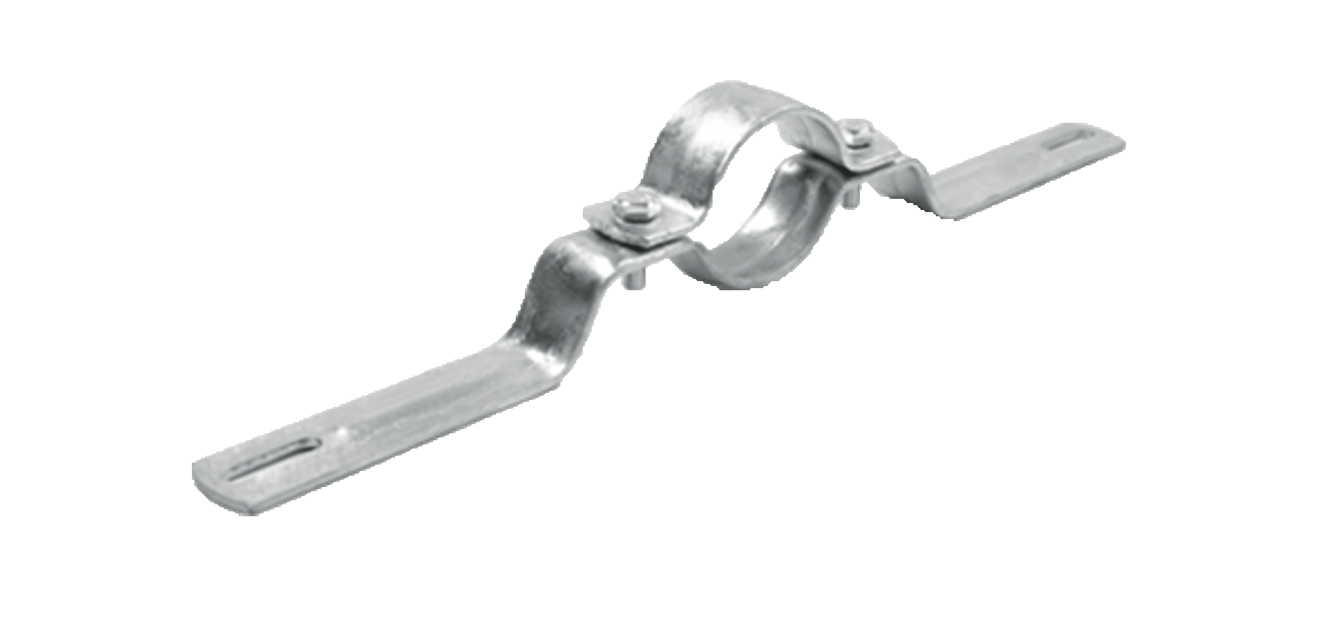 Rohrschelle D 60 mm, Lochabstand 35,0 cm